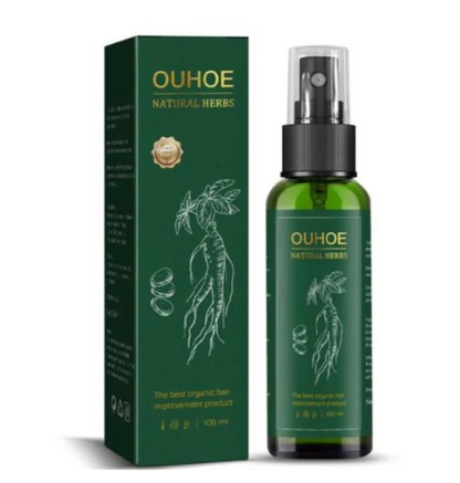 SPRAY OUHOE Acelera, fortalece y desarrolla el crecimiento del cabello en cualquier zona de tu cuerpo.